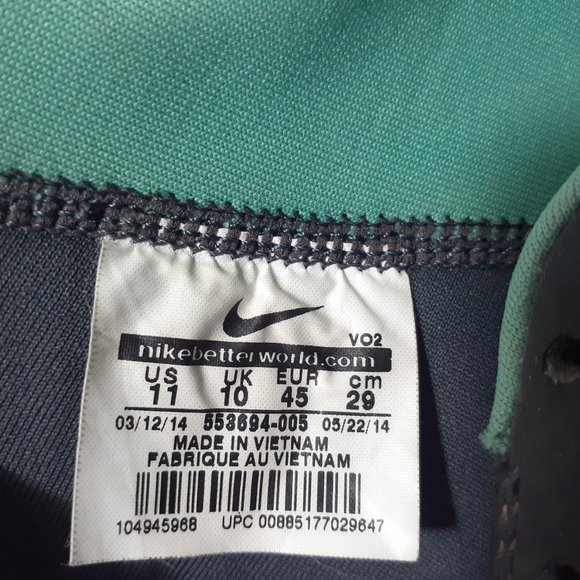 Nike SB Dunk Low Rare Colorway Of Charcoal Grey And Mint Green Mens Size 11 - Picture 5 of 8